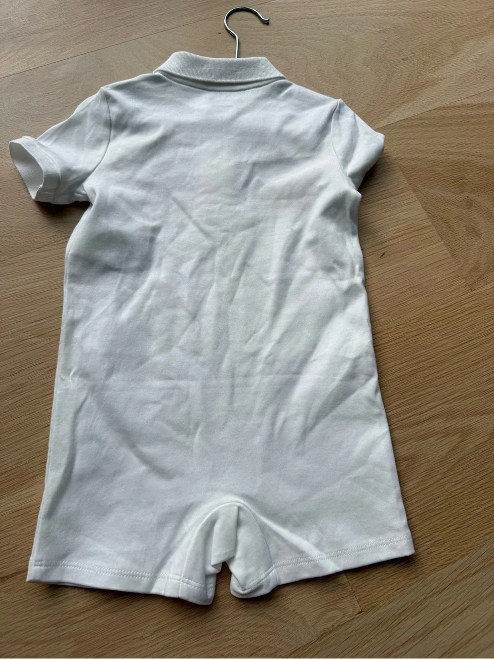 Ralph Lauren White Polo One-Piece with Navy Pony 18 months excellent condition